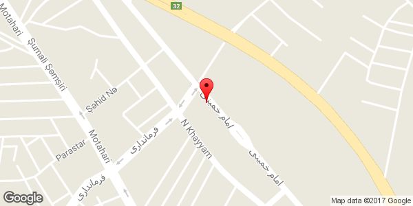 موقعیت دفتر فنی مهندسی آرت روی نقشه