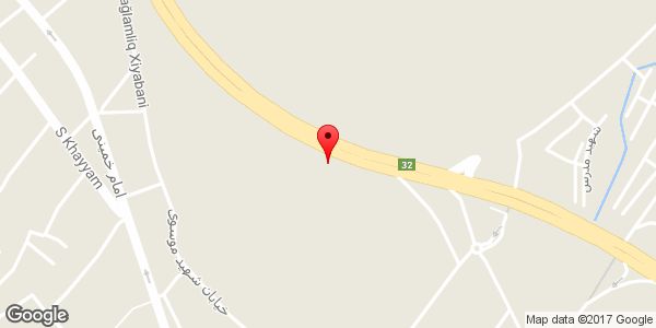 موقعیت درب سازی درافشان روی نقشه