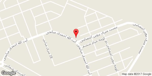 موقعیت سوپر مارکت امینی روی نقشه