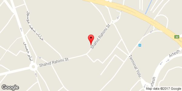 موقعیت پیرایش مودیست روی نقشه