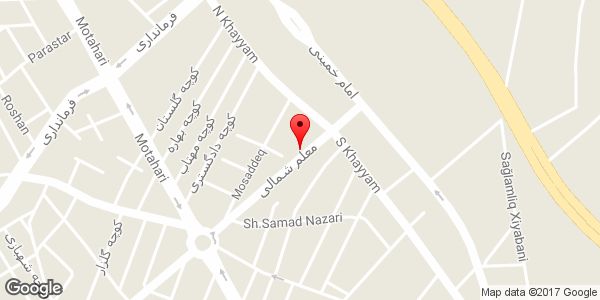 موقعیت آبمیوه بستنی آیس‌لند روی نقشه