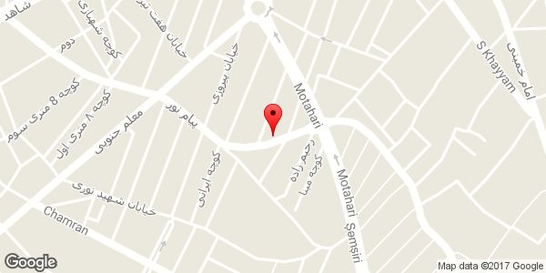 موقعیت تیپاکس روی نقشه