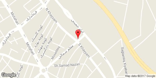 موقعیت تاسیسات حرارتی و برودتی گرمرودی روی نقشه