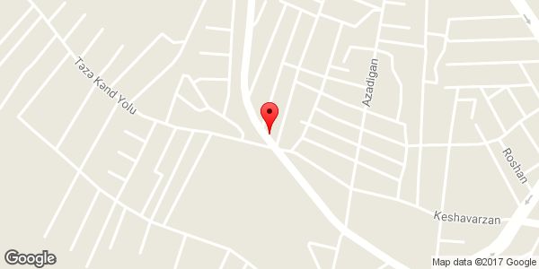 موقعیت تاکسی تلفنی رسا روی نقشه