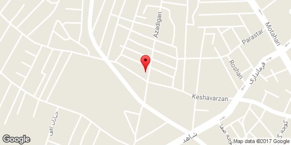 موقعیت سوپر پاییزان روی نقشه