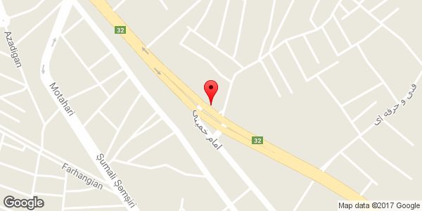 موقعیت اتو عصر جدید بطحایی روی نقشه