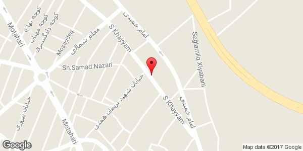 موقعیت میوه و سبزی فروشی روی نقشه