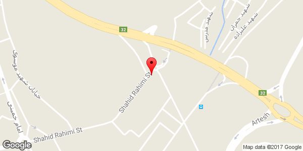 موقعیت سوپر مارکت رضایی روی نقشه