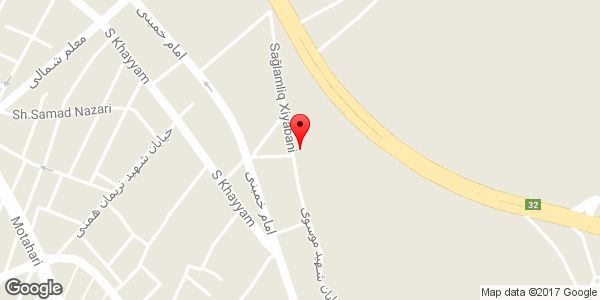 موقعیت مجتمع ورزشی امام خمینی (ره) روی نقشه