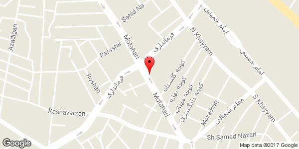 موقعیت فروشگاه لورا روی نقشه