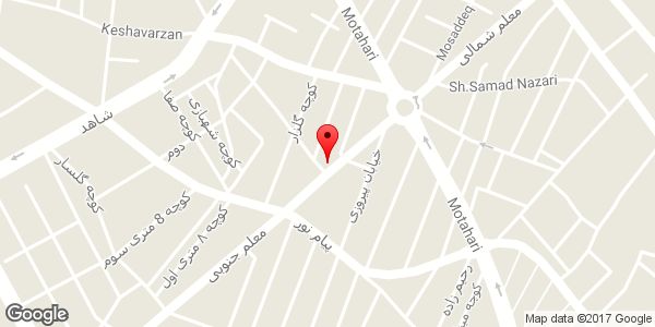 موقعیت آجیل ممتاز روی نقشه