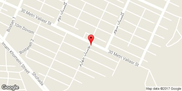 موقعیت سوپر میوه امیر روی نقشه