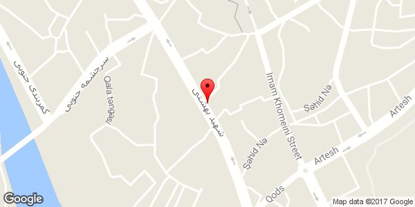 موقعیت میوه سرای سرچشمه روی نقشه