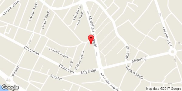 موقعیت سوپر مارکت روی نقشه