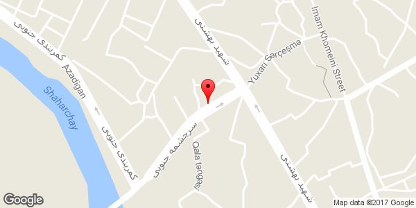 موقعیت سوپر مارکت اوچ تپه روی نقشه