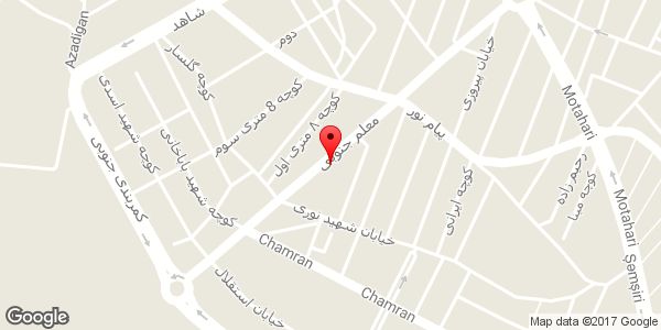 موقعیت آزمایشگاه مکانیک خاک و بتن شرکت پویش خاک سنگ روی نقشه