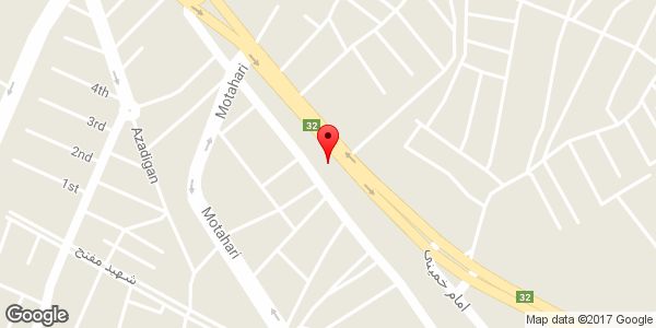 موقعیت بازرگانی سهند تایر روی نقشه