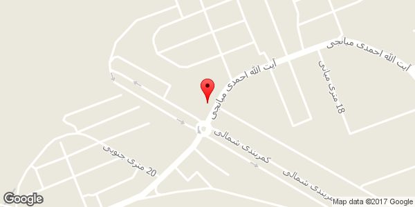 موقعیت دبیرستان دخترانه نمونه دولتی آیت اله احمدی میانجی روی نقشه