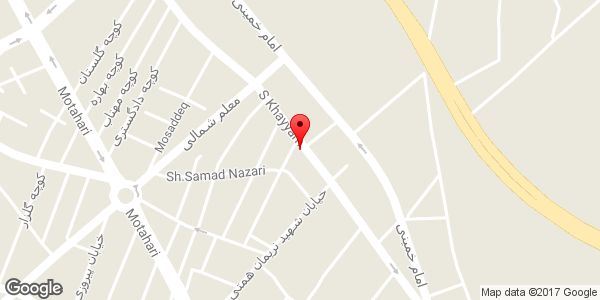 موقعیت نان بربری خیام روی نقشه