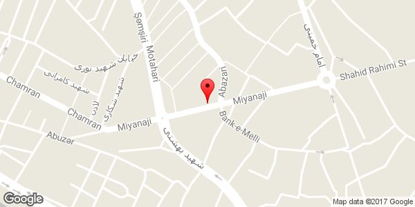 موقعیت درمانگاه فرهنگیان روی نقشه