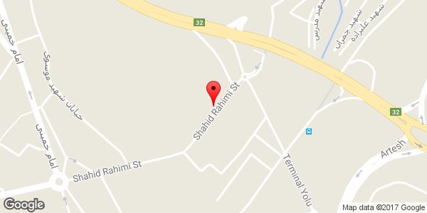 موقعیت فروشگاه مقدمی روی نقشه