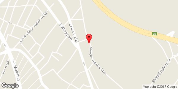 موقعیت پیرایش امین روی نقشه