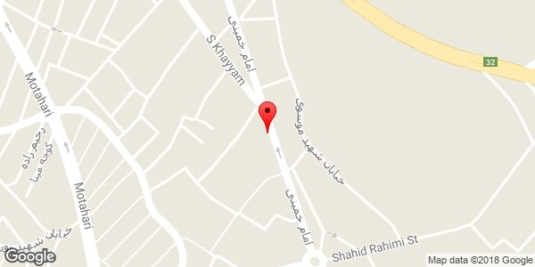 موقعیت فروشگاه رنگ و ابزار آلات روی نقشه