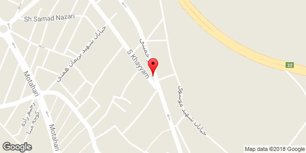 موقعیت لوازم التحریر آزاد روی نقشه