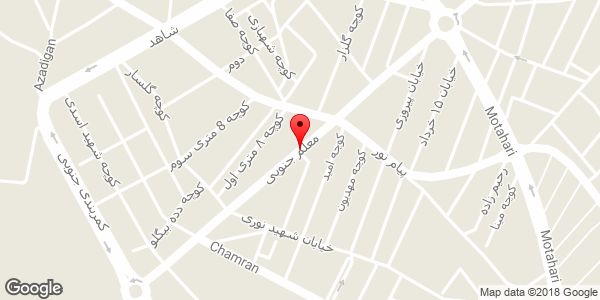 موقعیت خیابان معلم جنوبی روی نقشه