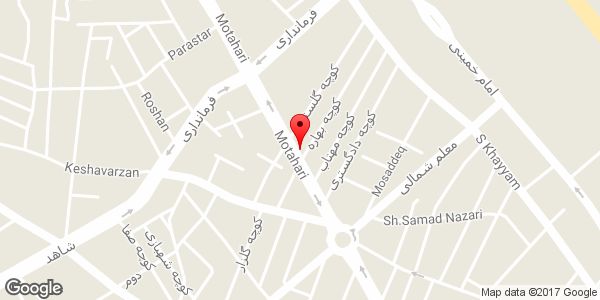 موقعیت پوشاک حمید روی نقشه