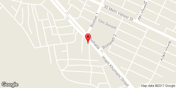 موقعیت تعمیرگاه مکانیکی مدرن علی روی نقشه