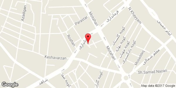 موقعیت خدمات کامپیوتری و اینترنتی کریمی روی نقشه