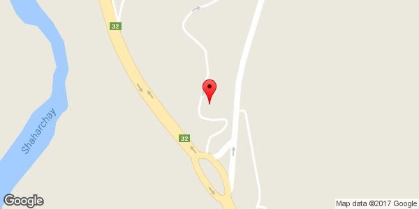 موقعیت شهربازی پارک جنگلی میانه روی نقشه