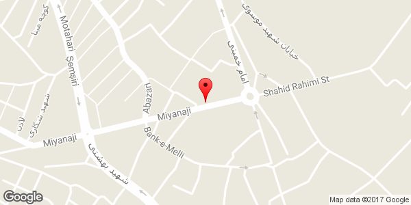 موقعیت سوپر مارکت روی نقشه