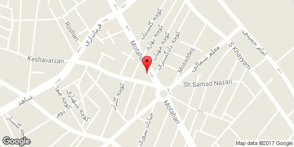 موقعیت گالری ترمه روی نقشه