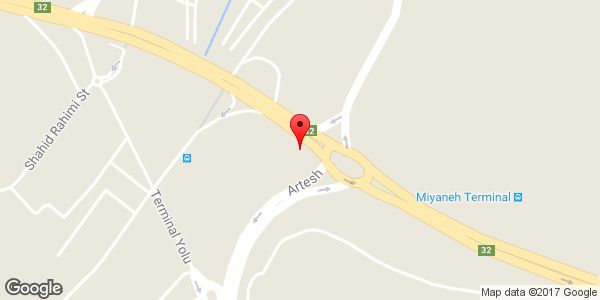 موقعیت نمایندگی شرکت تراکتور سازی ایران روی نقشه