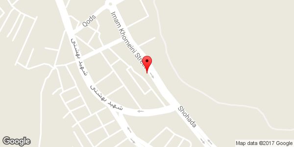 موقعیت باطری سازی رضا روی نقشه