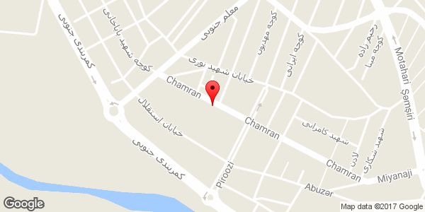 موقعیت پیرایش پگاه روی نقشه