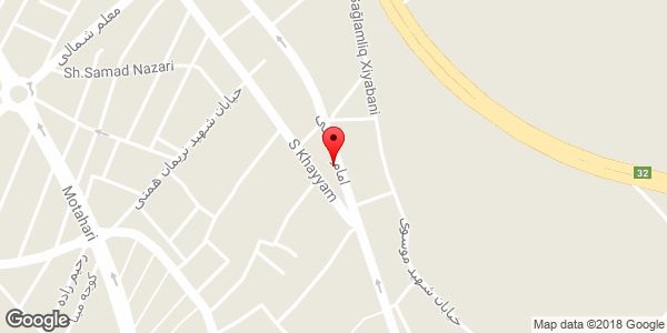 موقعیت الکتریکی و برق صنعتی البرز گنجه روی نقشه