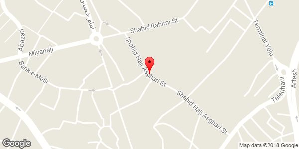 موقعیت خیابان شهیدحاجی اصغری روی نقشه