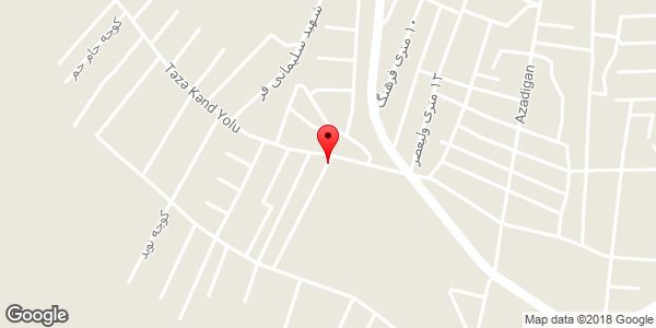 موقعیت مسجد قمربنی هاشم روی نقشه