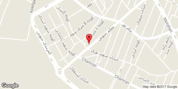 موقعیت آژانس پرستو روی نقشه