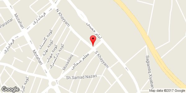 موقعیت پوشاک مکث 2 روی نقشه