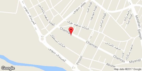 موقعیت نمایندگی انحصاری آجر نسوز روی نقشه