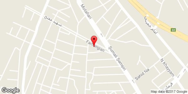 موقعیت پیتزا پاپیون روی نقشه