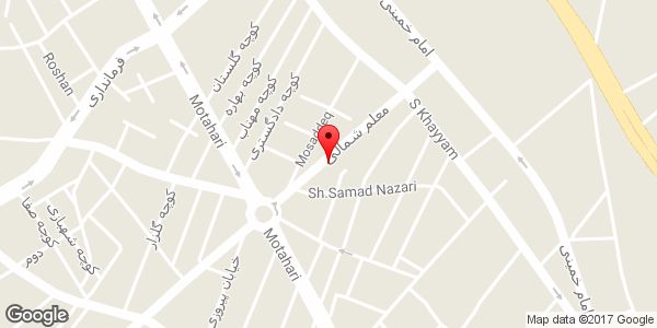 موقعیت کفش اسپرت سعید روی نقشه