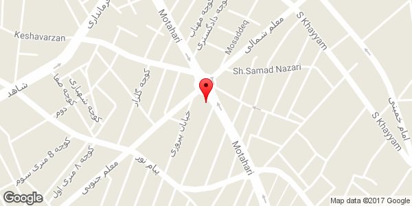 موقعیت  فروشگاه نقاشی روی نقشه