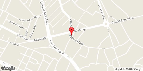 موقعیت بیمه نوین نمایندگی مددی نیا روی نقشه