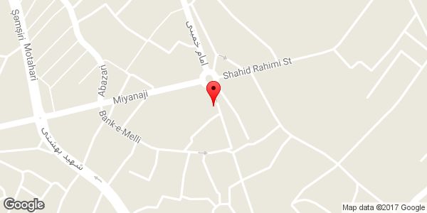 موقعیت بانک ایران زمین روی نقشه