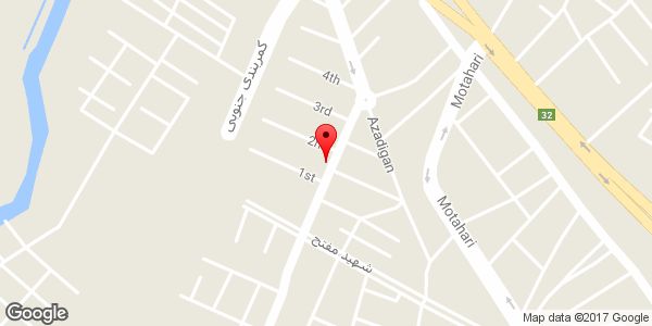 موقعیت اتو گالری تکران روی نقشه